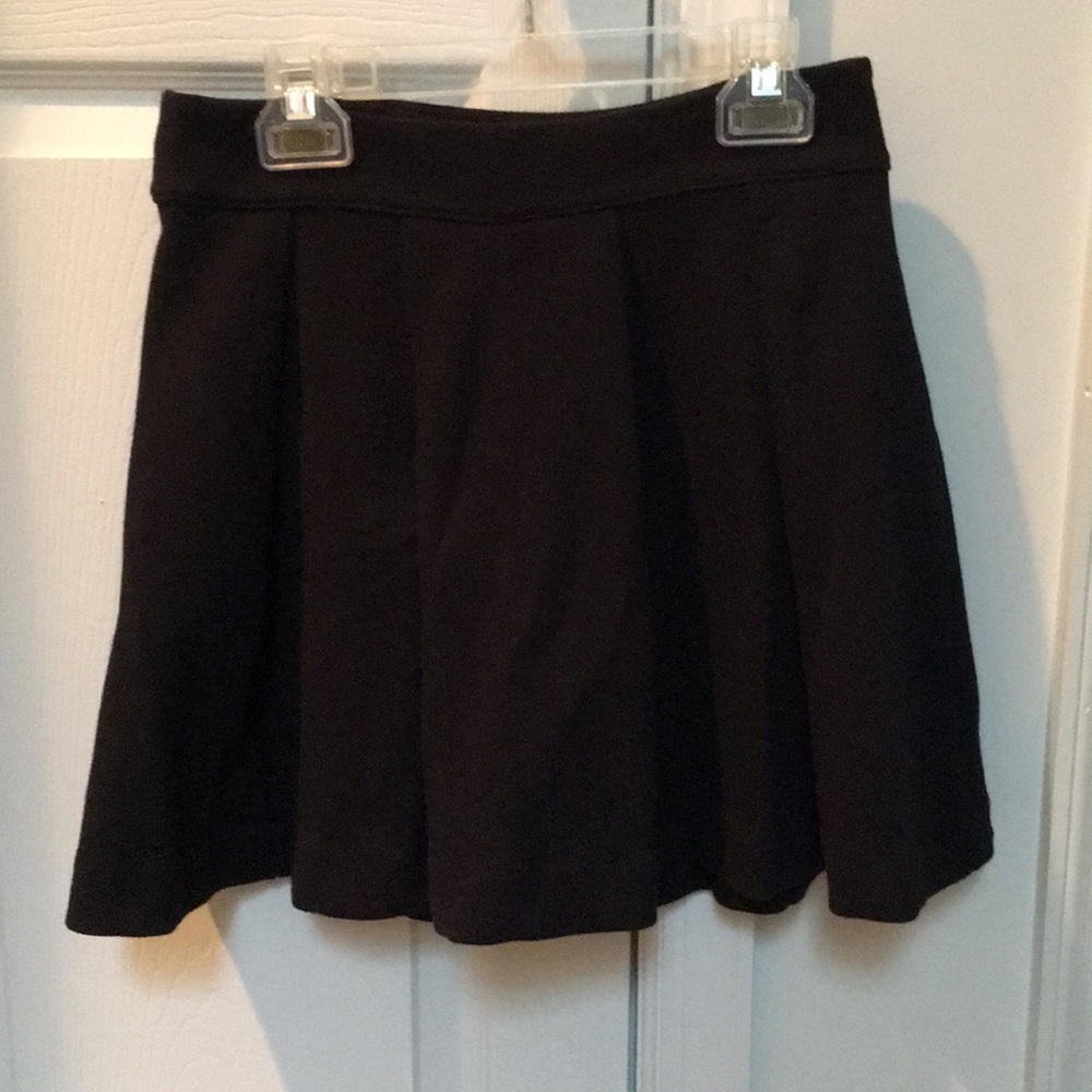 Pleated Black Skirt